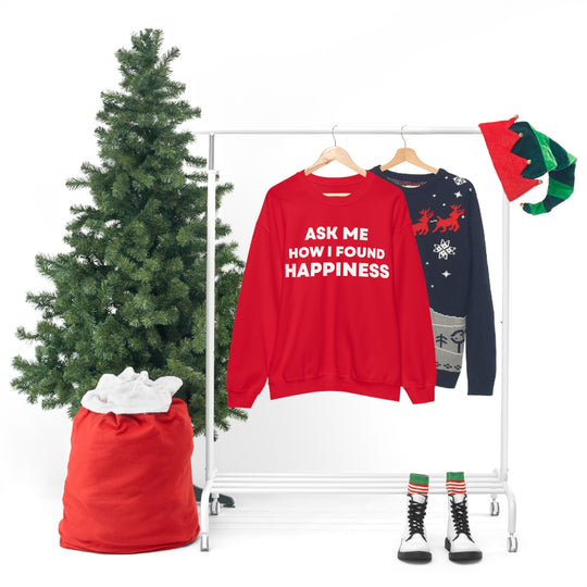 Happiness, Unisex Heavy Blend™ Crewneck Sweatshirt (ENG UK)