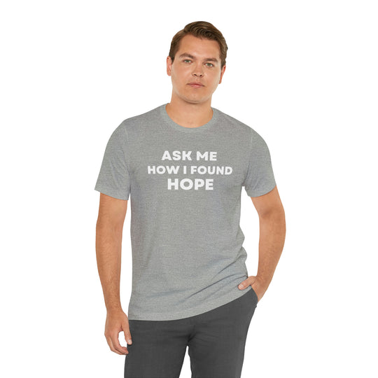 Hope, Unisex Jersey Short Sleeve Tee (ENG US)