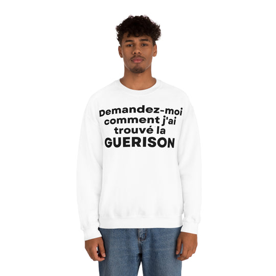 Guerison/Healing, Unisex Heavy Blend™ Crewneck Sweatshirt (FR EU)