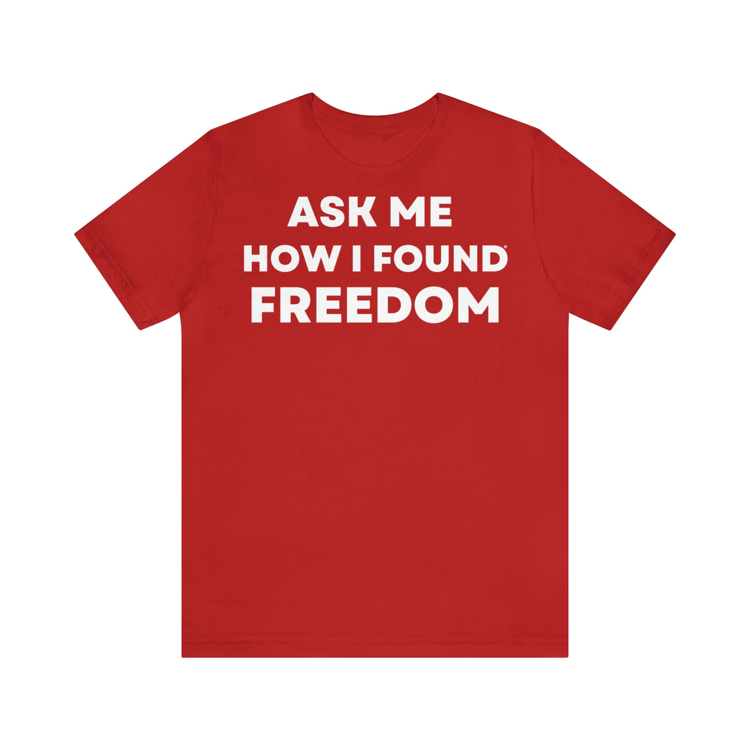 Freedom, Unisex Jersey Short Sleeve Tee (DE)