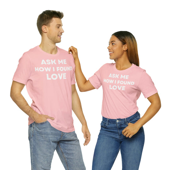 Love, Unisex Jersey Short Sleeve Tee (DE)