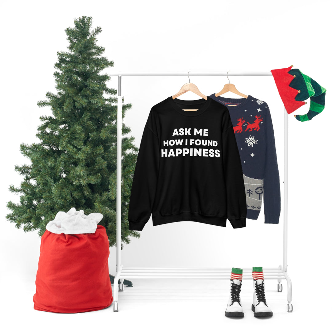 Happiness, Unisex Heavy Blend™ Crewneck Sweatshirt (ENG UK)