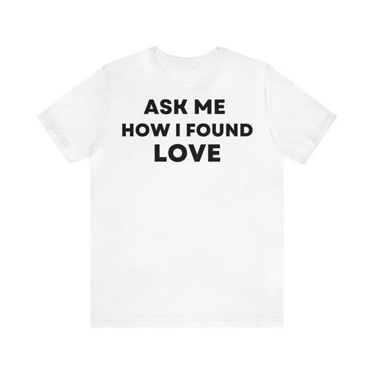 Love, Unisex Jersey Short Sleeve Tee (ENG UK)