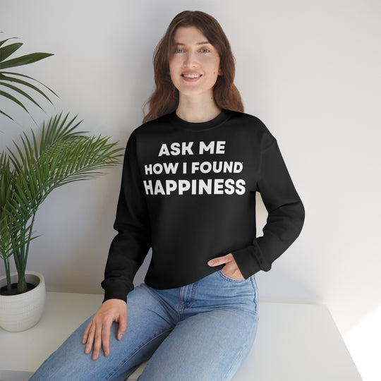 Happiness, Unisex Heavy Blend™ Crewneck Sweatshirt (ENG EU)