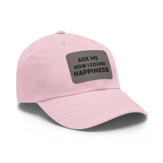 Happiness, Hat with Leather Patch (Rectangle) (ENG US)