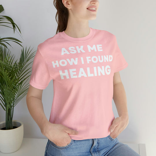 Healing, Unisex Jersey Short Sleeve Tee (DE)