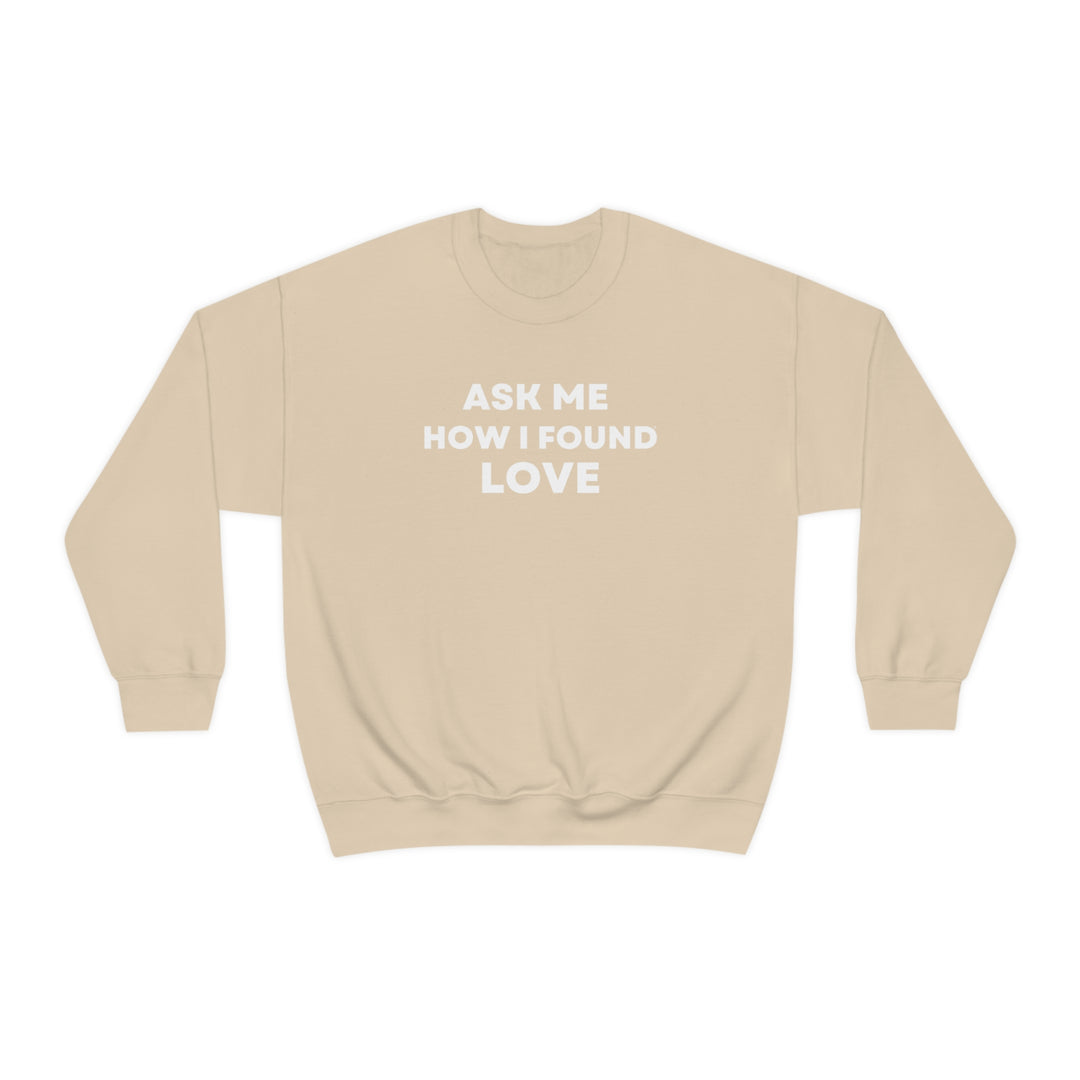 Love, Unisex Heavy Blend™ Crewneck Sweatshirt (ENG CDN)