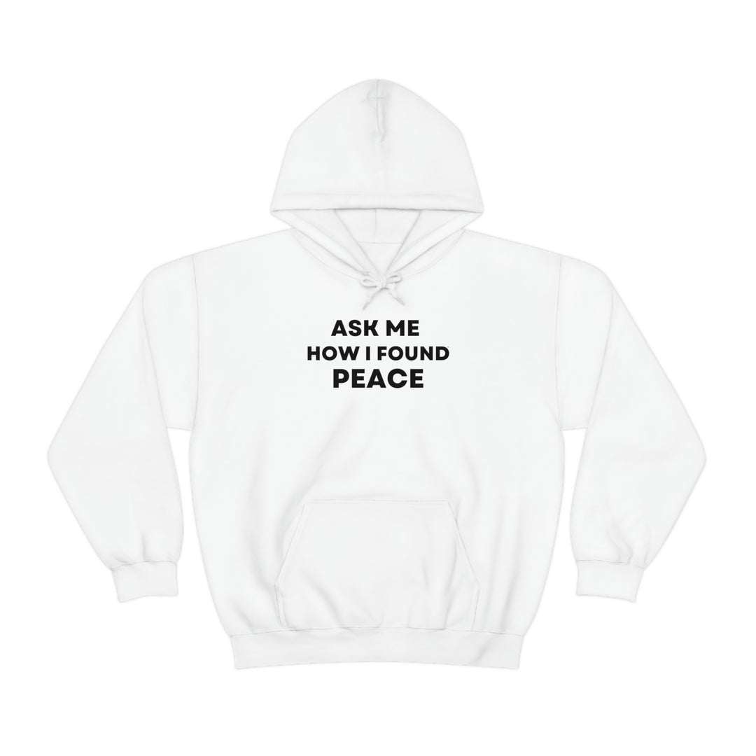 Peace, Unisex Heavy Blend™ Hooded Sweatshirt (ENG CDN)