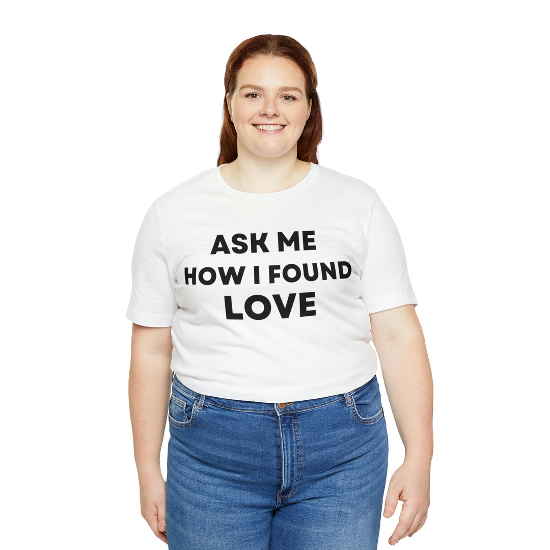 Love, Unisex Jersey Short Sleeve Tee (ENG US)