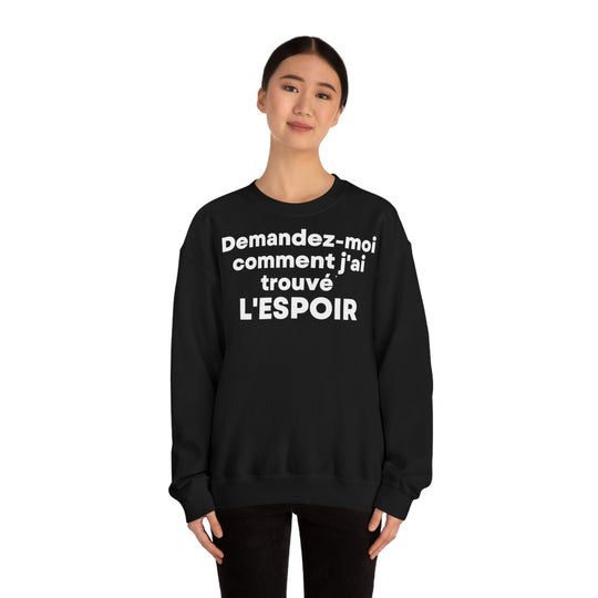 L'espoir/Hope, Unisex Heavy Blend™ Crewneck Sweatshirt (FR EU)