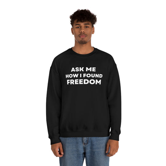 Freedom, Unisex Heavy Blend™ Crewneck Sweatshirt (ENG CDN)