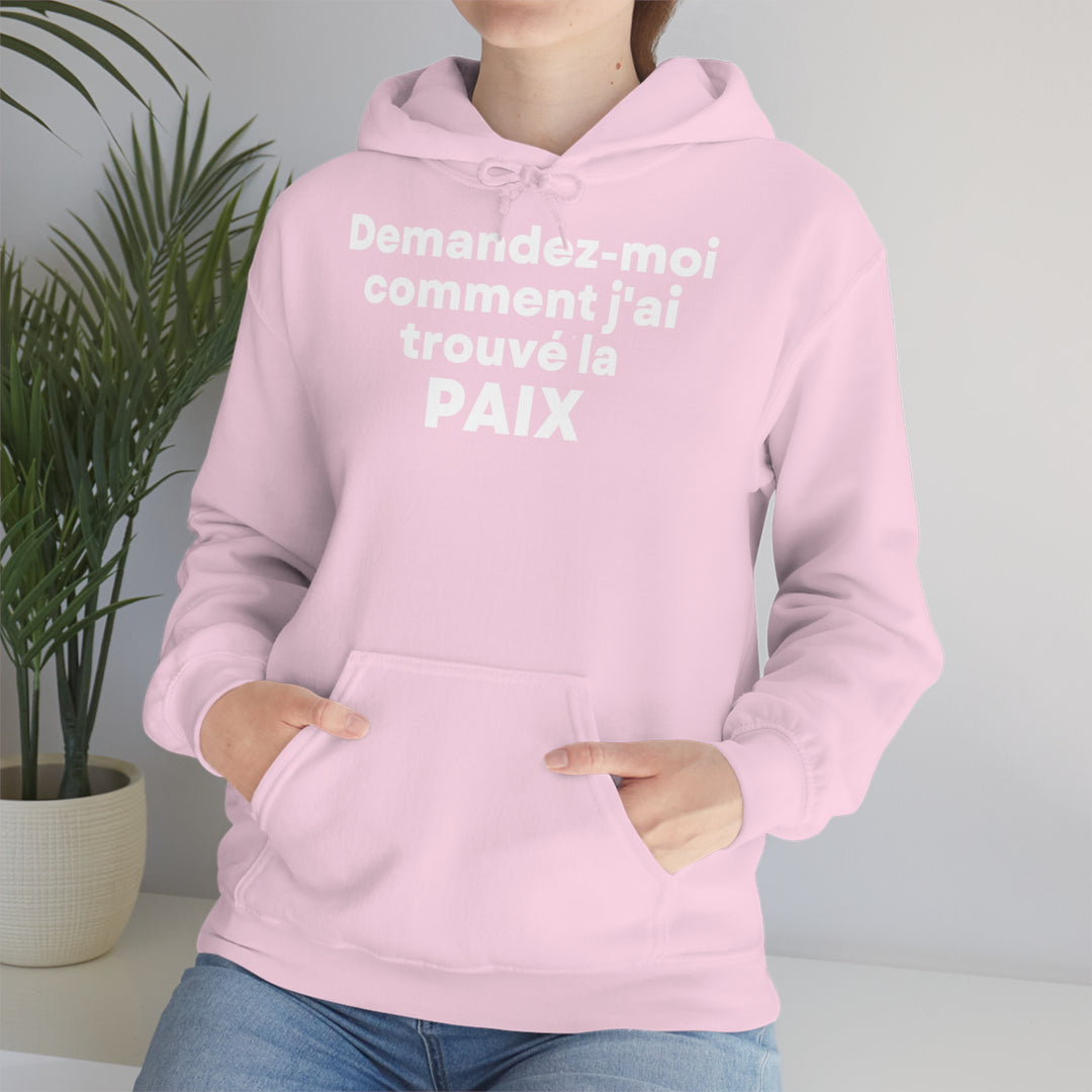 Paix/Peace, Unisex Heavy Blend™ Hooded Sweatshirt (FR EU)