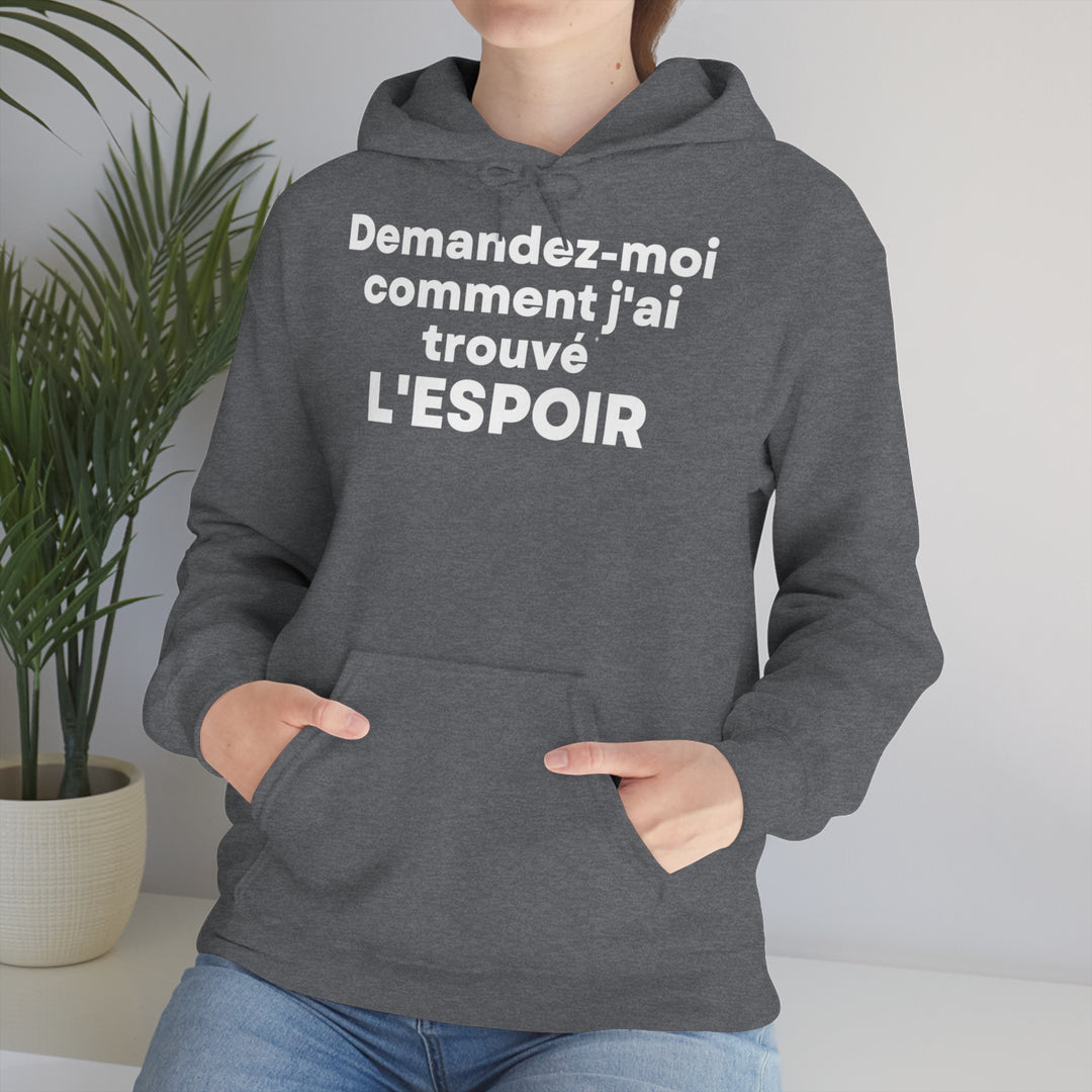 L'espoir/Hope, Unisex Heavy Blend™ Hooded Sweatshirt (FR EU)