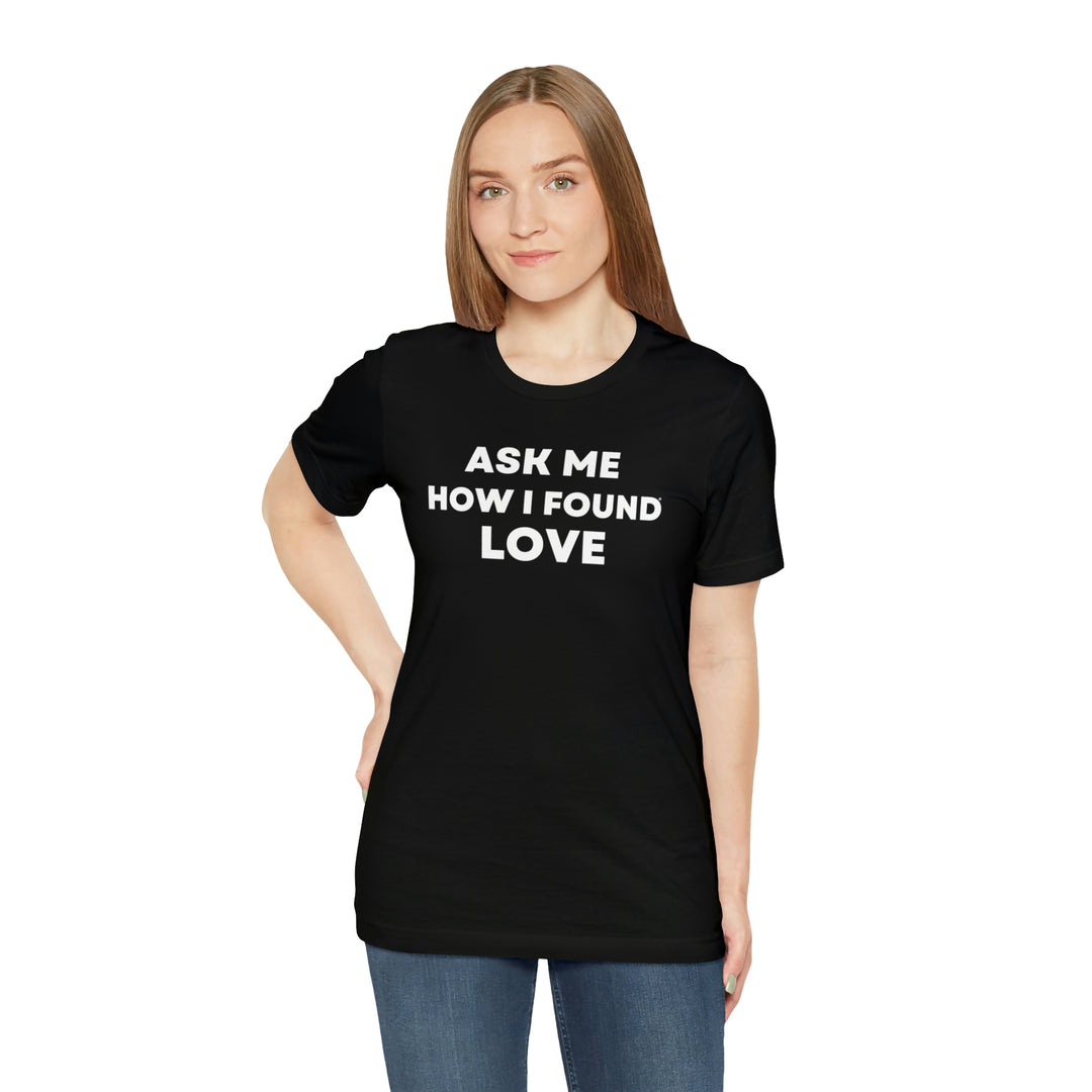 Love, Unisex Jersey Short Sleeve Tee (ENG CDN)