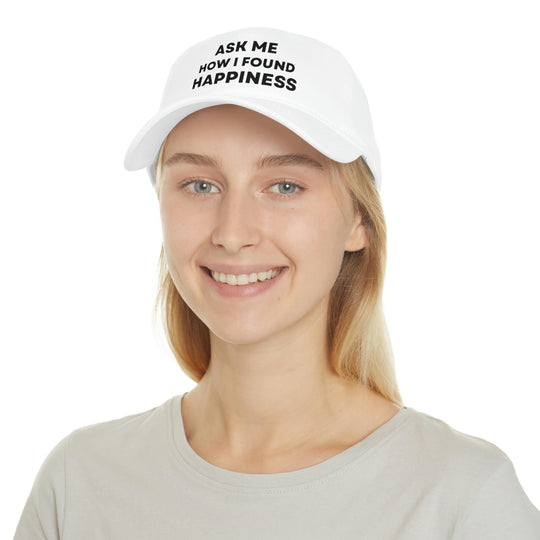 Happiness, Low Profile Baseball Cap (ENG CDN)