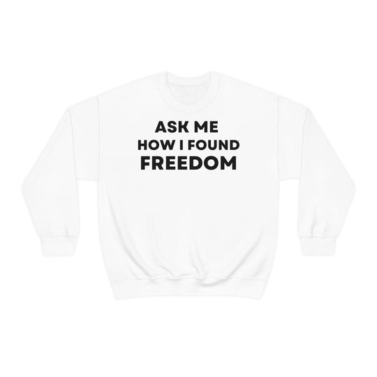 Freedom, Unisex Heavy Blend™ Crewneck Sweatshirt (ENG EU)