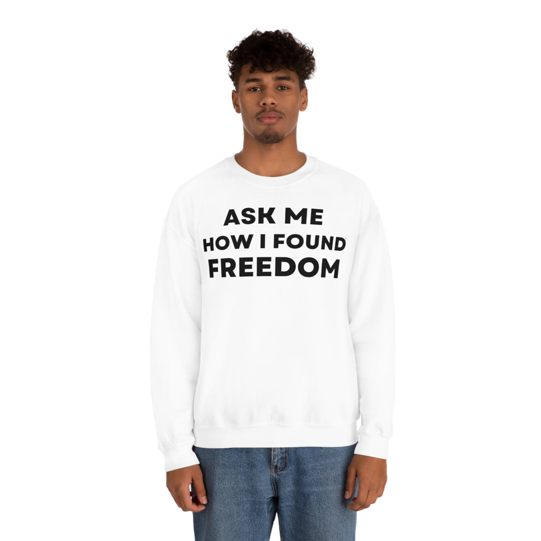 Freedom, Unisex Heavy Blend™ Crewneck Sweatshirt (ENG EU)