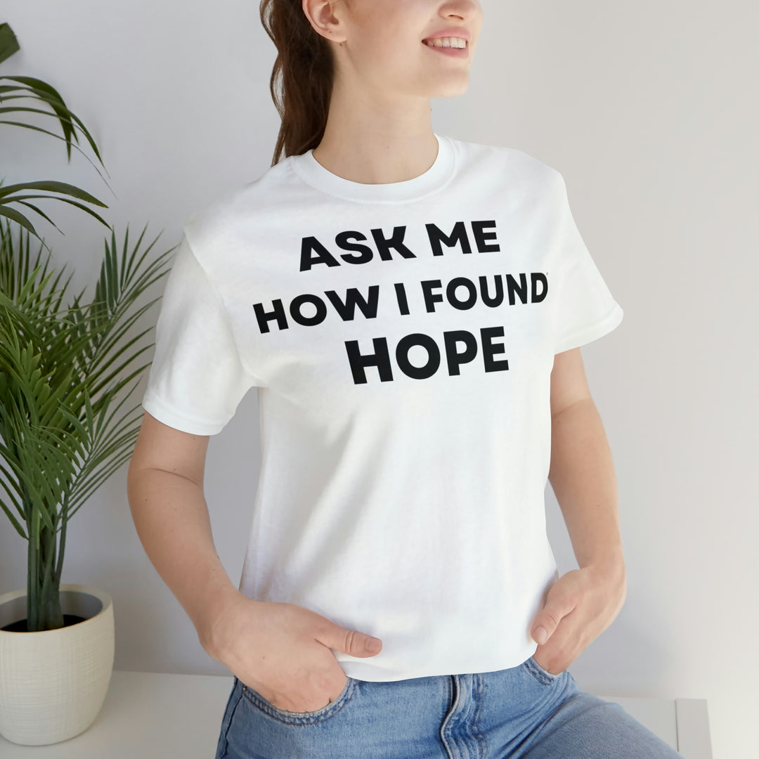 Hope, Unisex Jersey Short Sleeve Tee (ENG UK)