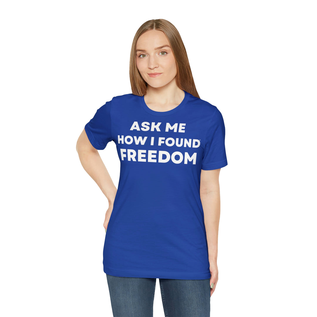 Freedom, Unisex Jersey Short Sleeve Tee (ENG UK)