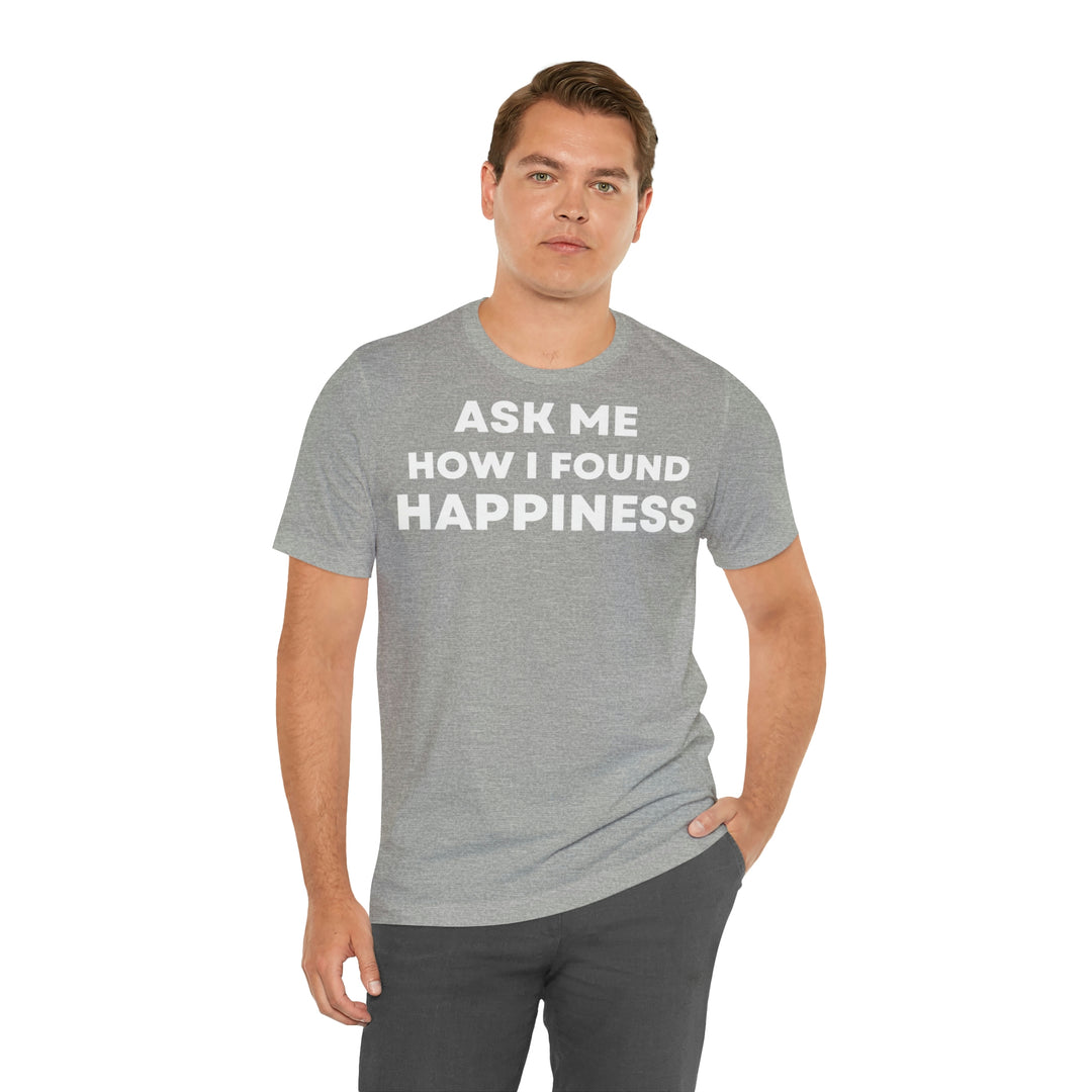 Happiness, Unisex Jersey Short Sleeve Tee (DE)