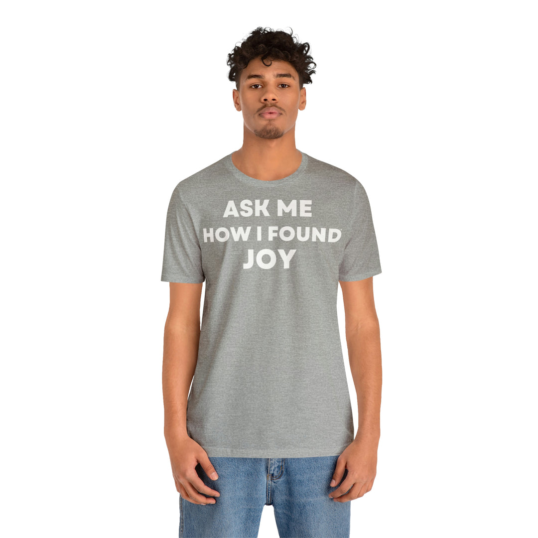 Joy, Unisex Jersey Short Sleeve Tee (ENG UK)