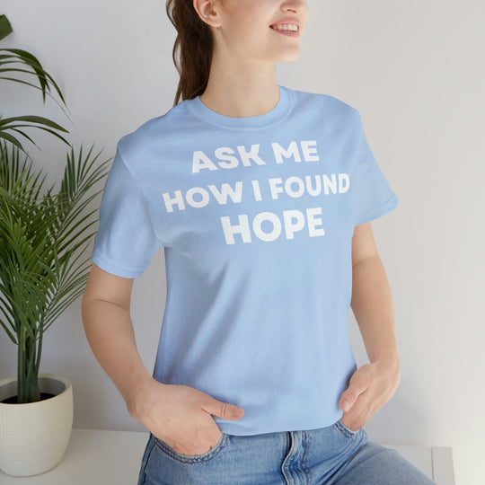 Hope, Unisex Jersey Short Sleeve Tee (ENG UK)