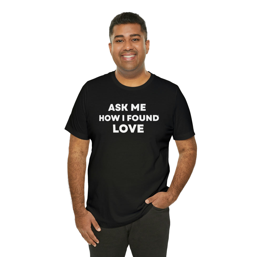 Love, Unisex Jersey Short Sleeve Tee (ENG CDN)