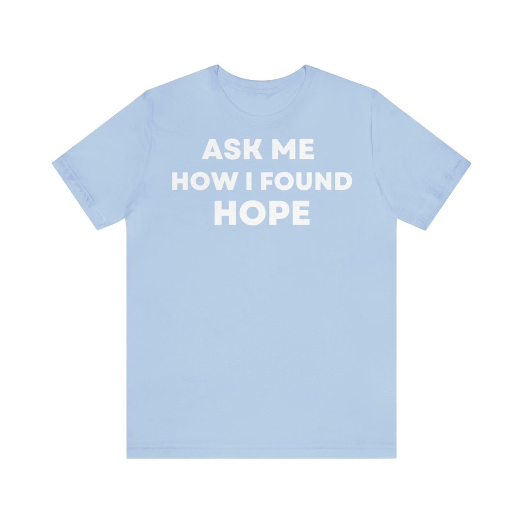 Hope, Unisex Jersey Short Sleeve Tee (ENG UK)