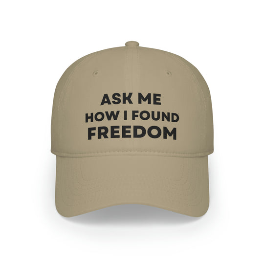 Freedom, Low Profile Baseball Cap (ENG CDN)