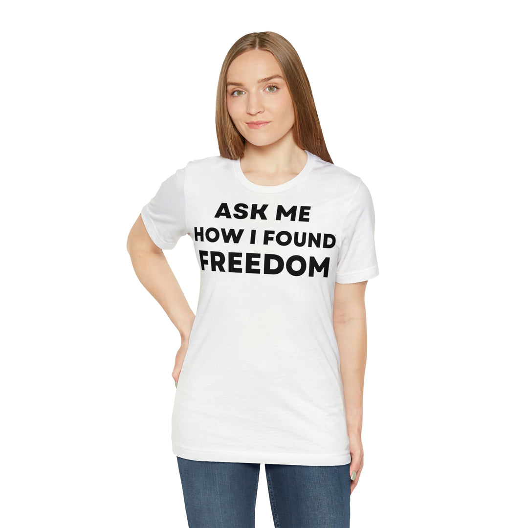 Freedom, Unisex Jersey Short Sleeve Tee (DE)