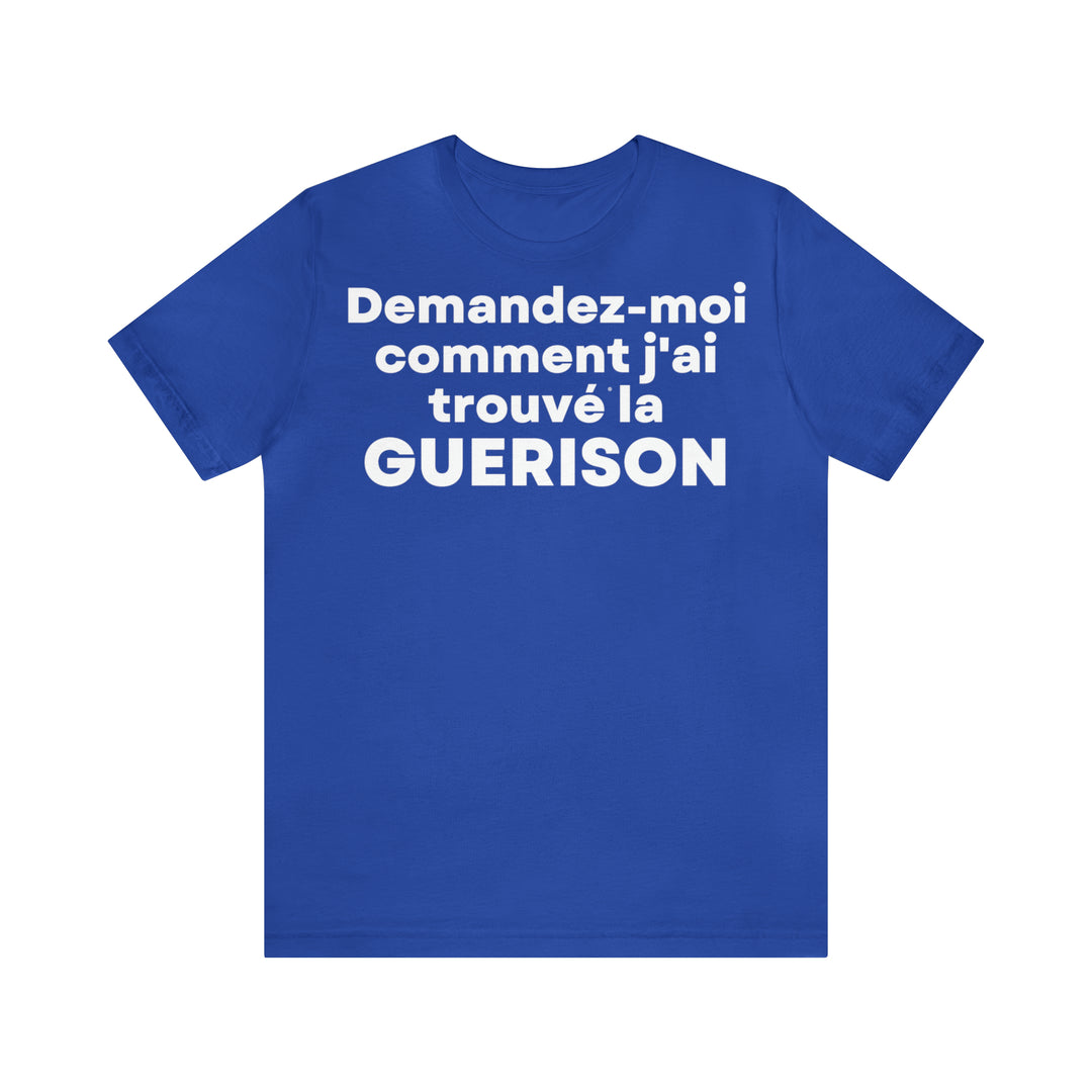 Guerison/Healing, Unisex Jersey Short Sleeve Tee (FR EU)