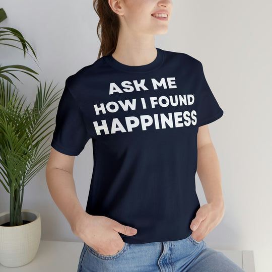 Happiness, Unisex Jersey Short Sleeve Tee (DE)