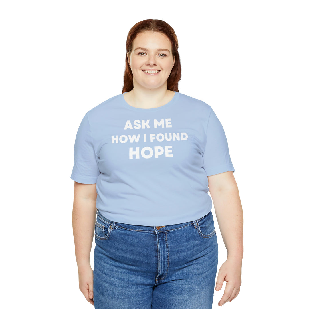 Hope, Unisex Jersey Short Sleeve Tee (ENG UK)