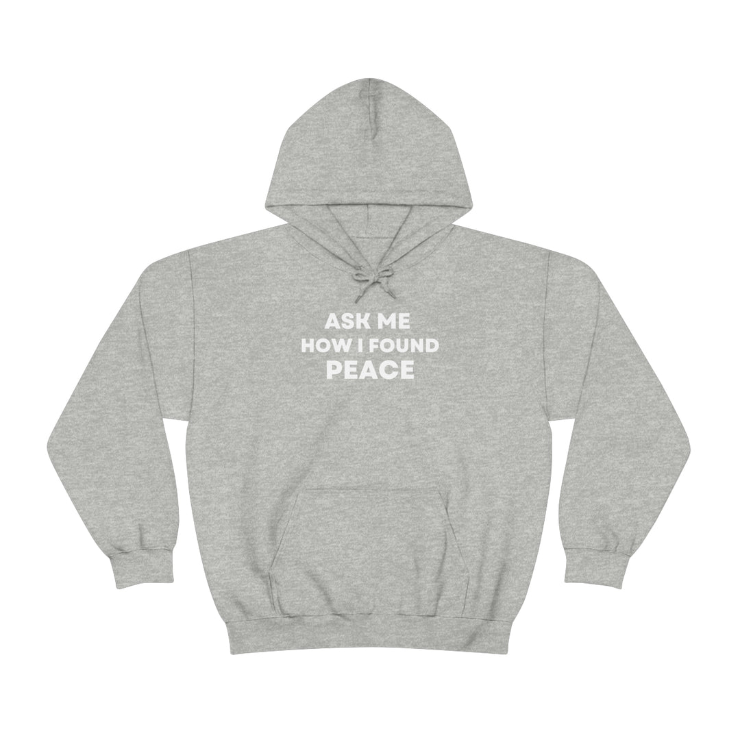 Peace, Unisex Heavy Blend™ Hooded Sweatshirt (ENG CDN)