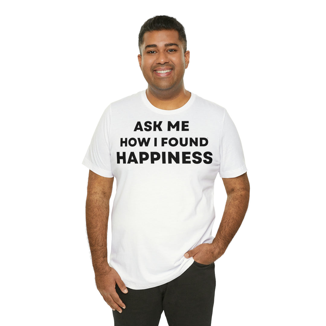 Happiness, Unisex Jersey Short Sleeve Tee (DE)