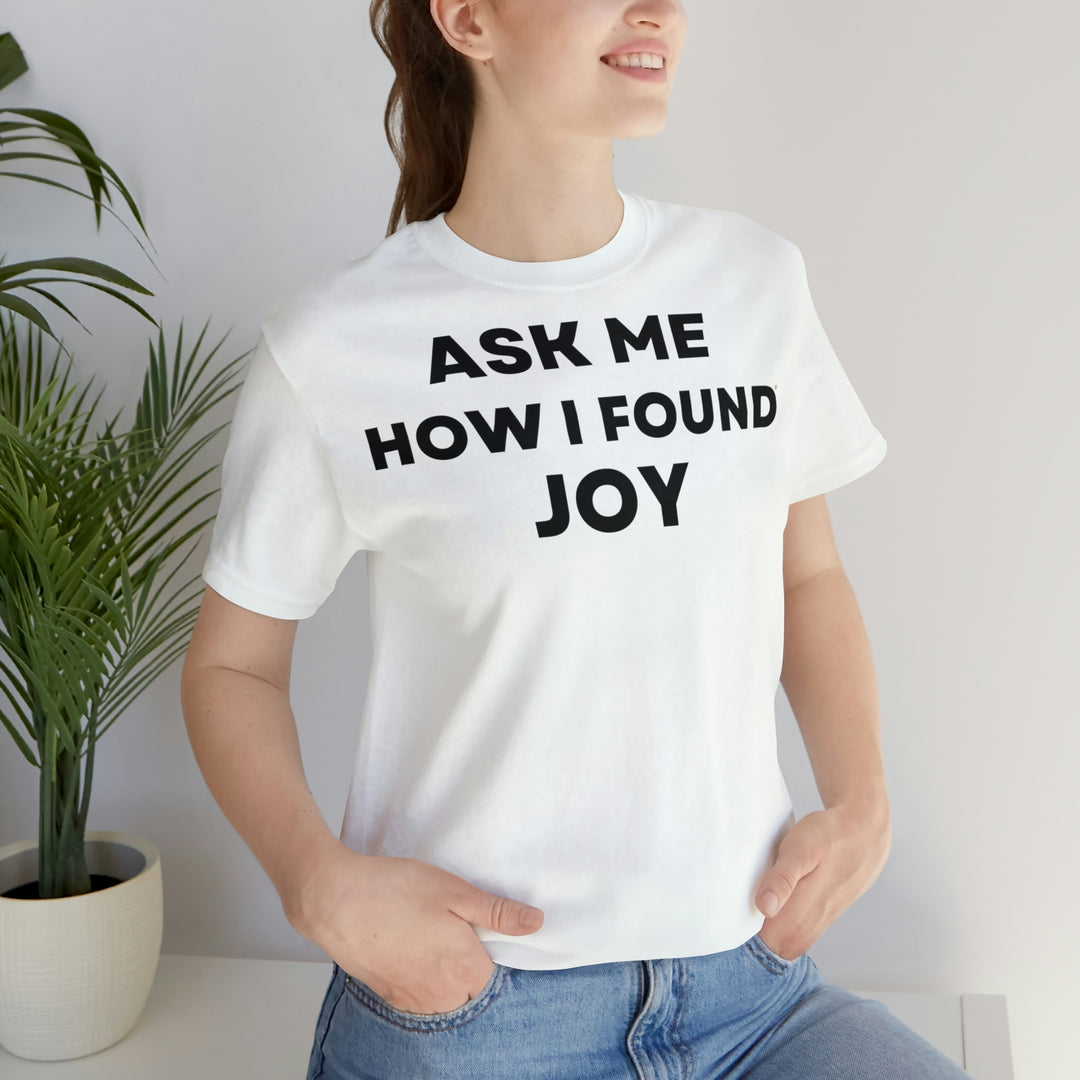 Joy, Unisex Jersey Short Sleeve Tee (ENG UK)