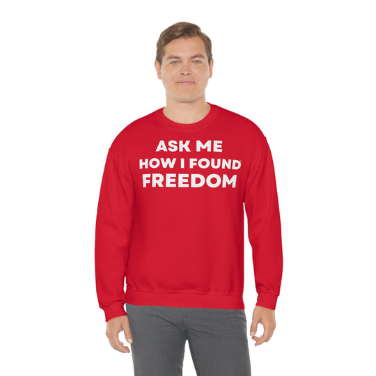 Freedom, Unisex Heavy Blend™ Crewneck Sweatshirt (ENG EU)