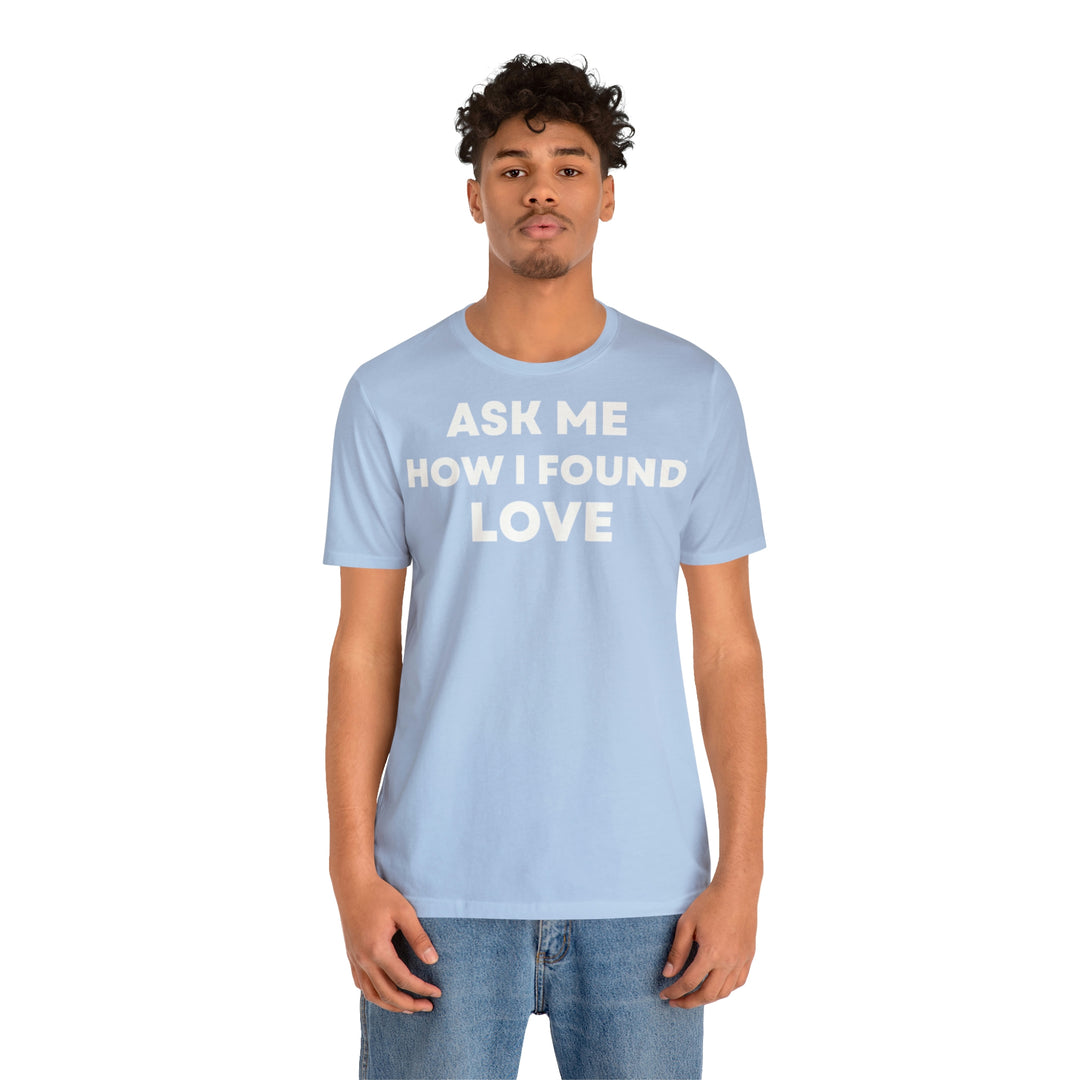 Love, Unisex Jersey Short Sleeve Tee (ENG UK)