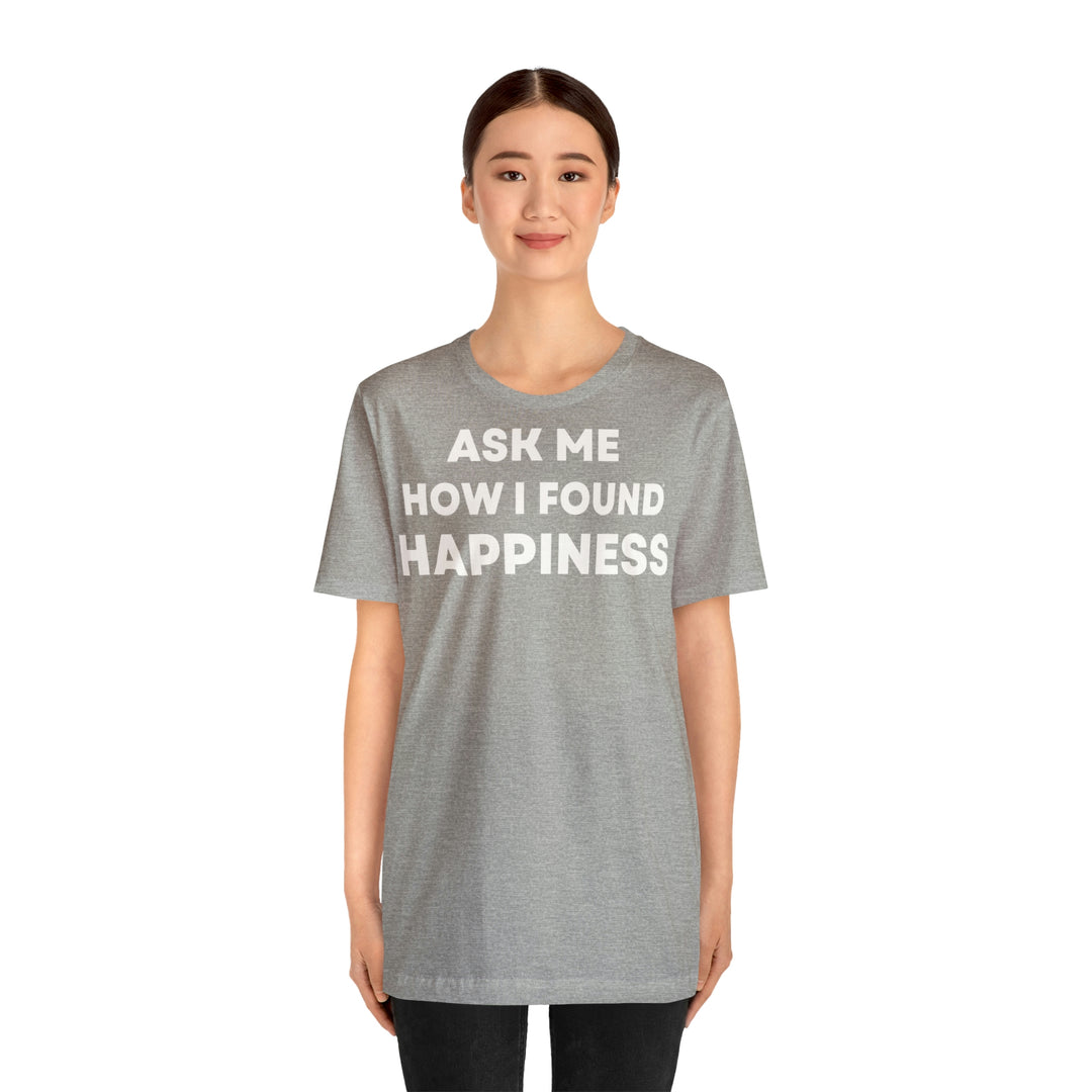 Happiness, Unisex Jersey Short Sleeve Tee (DE)