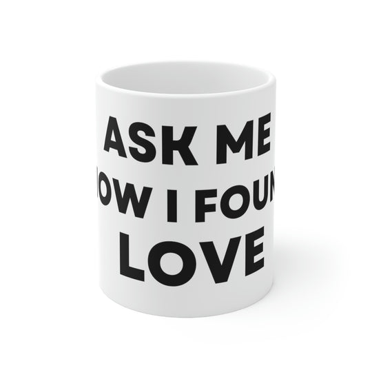 Love, Ceramic Mug 11oz (ENG US)