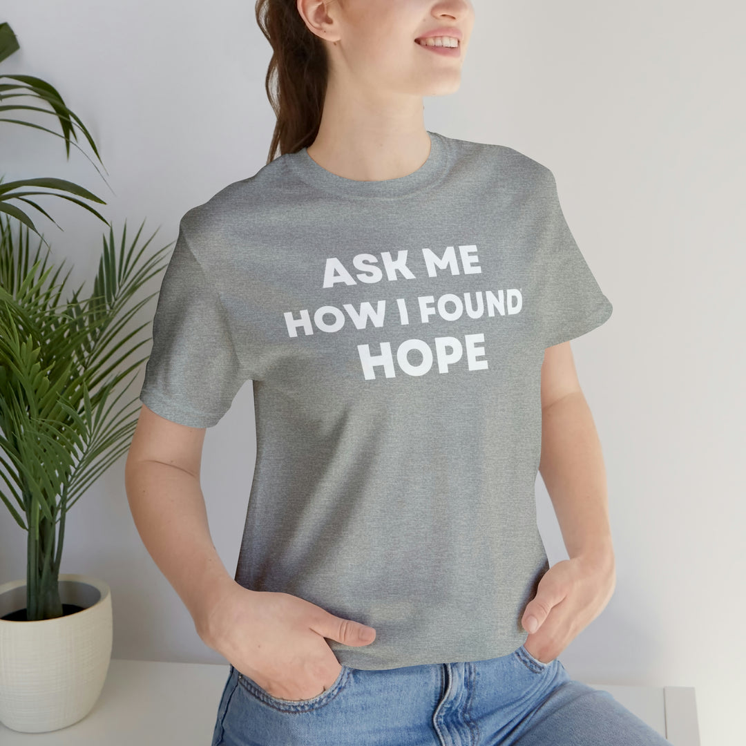 Hope, Unisex Jersey Short Sleeve Tee (ENG US)