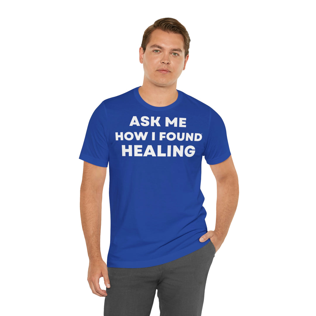 Healing, Unisex Jersey Short Sleeve Tee (DE)