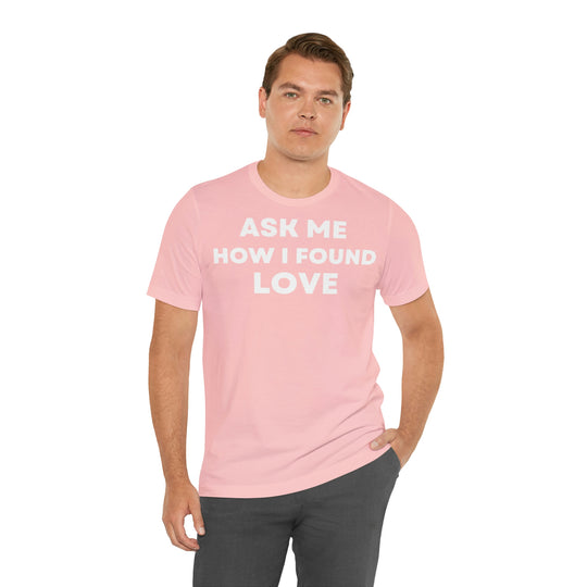 Love, Unisex Jersey Short Sleeve Tee (DE)