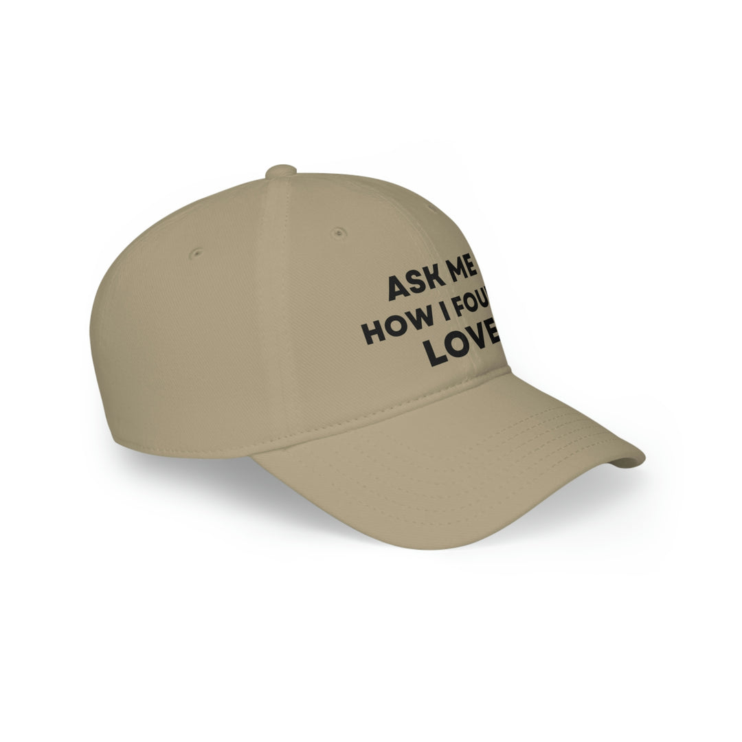 Love, Low Profile Baseball Cap (ENG CDN)