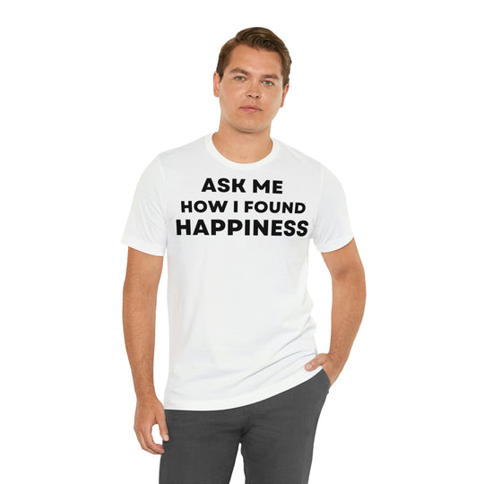 Happiness, Unisex Jersey Short Sleeve Tee (DE)