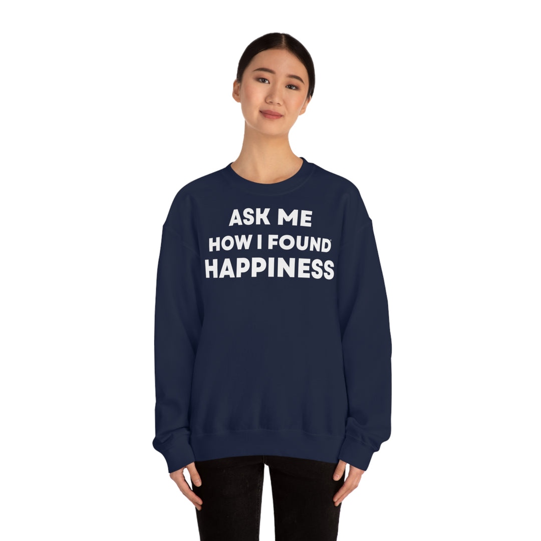 Happiness, Unisex Heavy Blend™ Crewneck Sweatshirt (ENG EU)