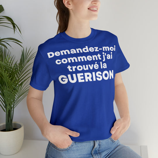 Guerison/Healing, Unisex Jersey Short Sleeve Tee (FR EU)