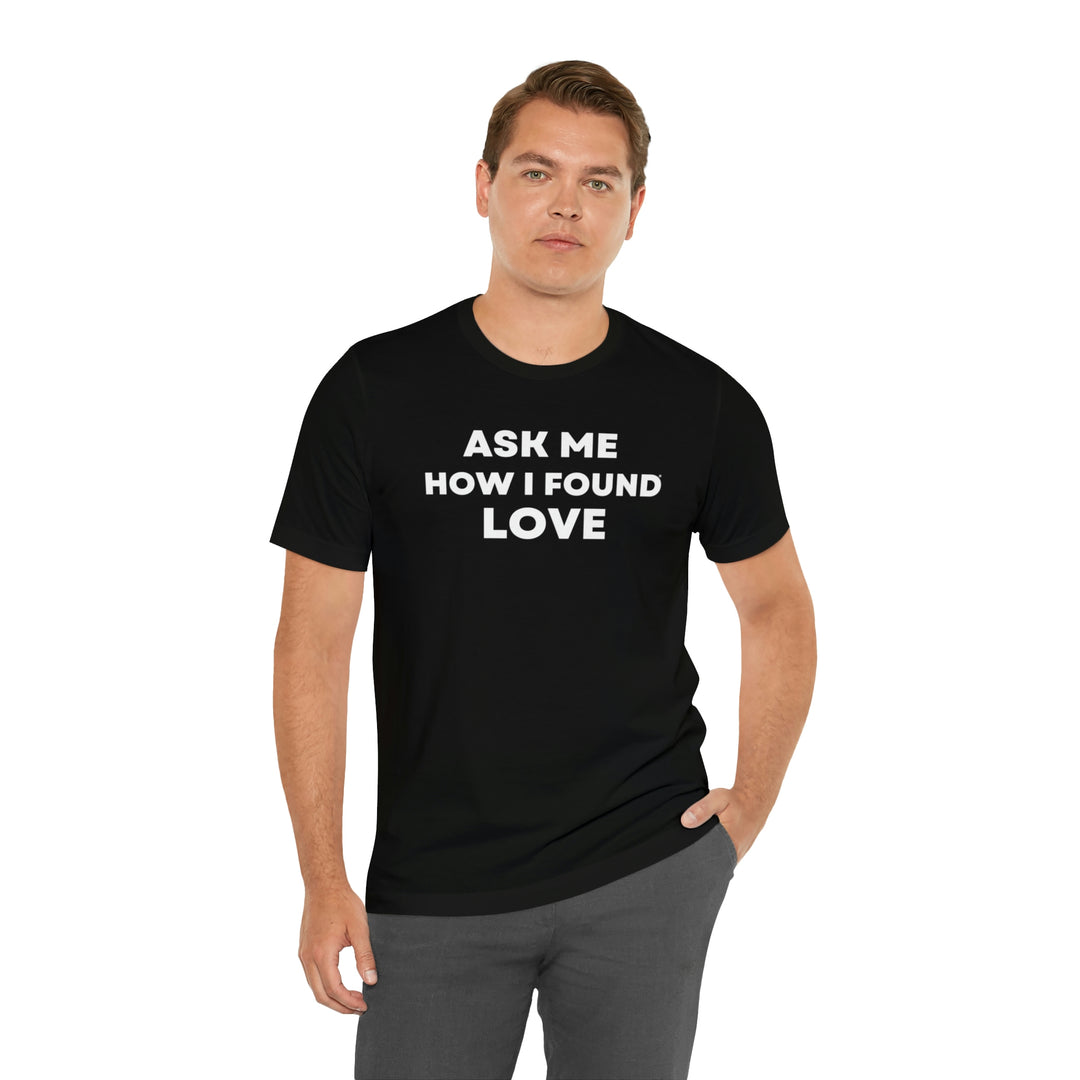 Love, Unisex Jersey Short Sleeve Tee (ENG CDN)