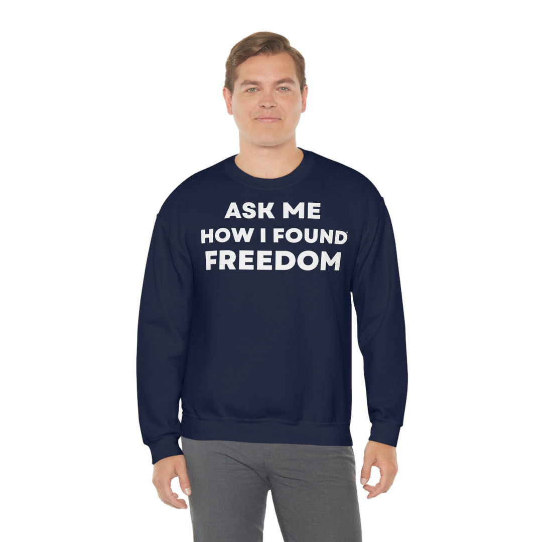 Freedom, Unisex Heavy Blend™ Crewneck Sweatshirt (ENG EU)