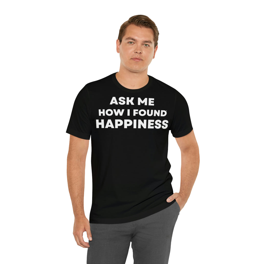 Happiness, Unisex Jersey Short Sleeve Tee (DE)